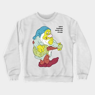 sleepy guitarist Crewneck Sweatshirt